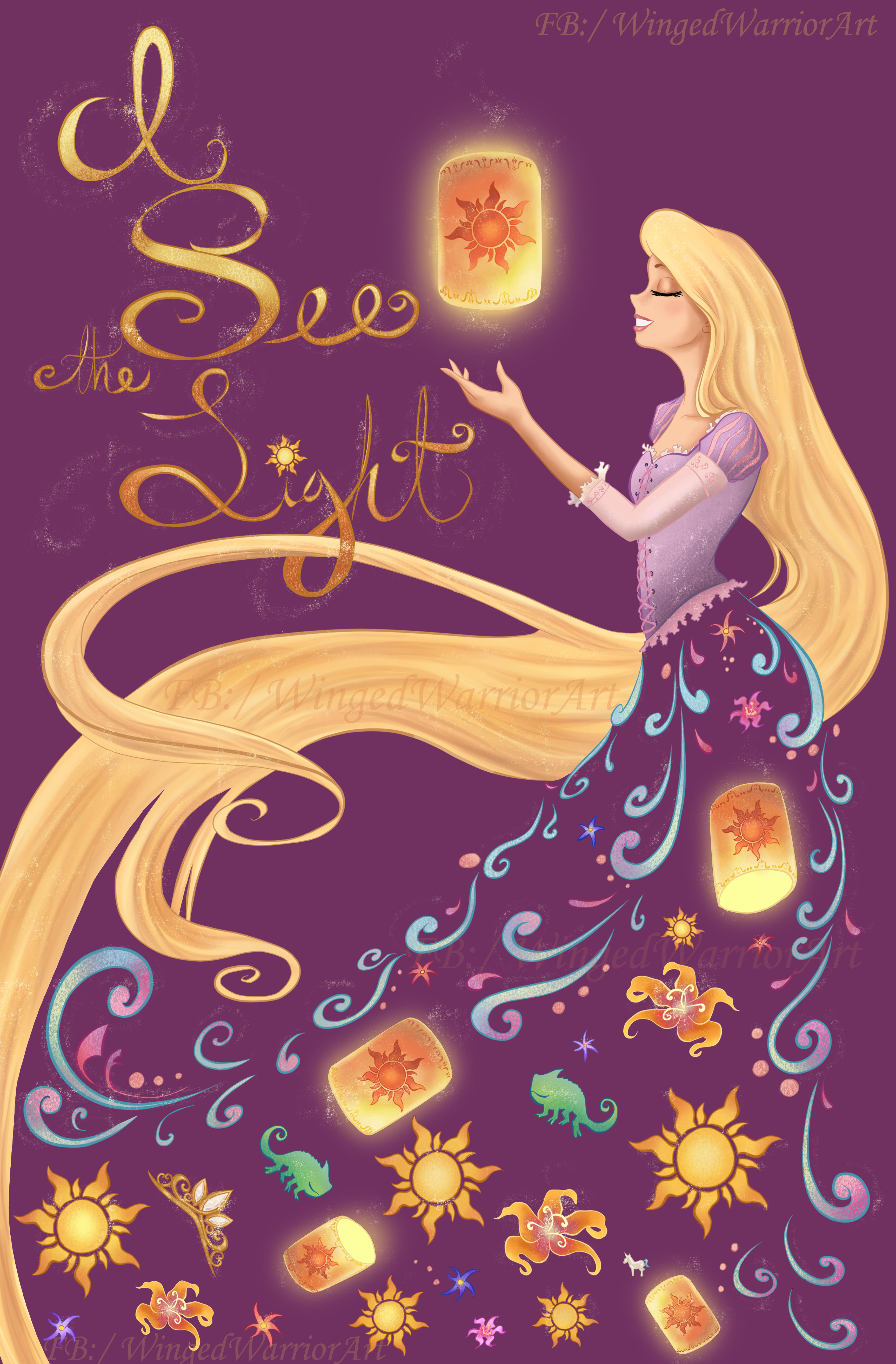 I See The Light 11x17 Print Sold By Winged Warrior Art On Storenvy