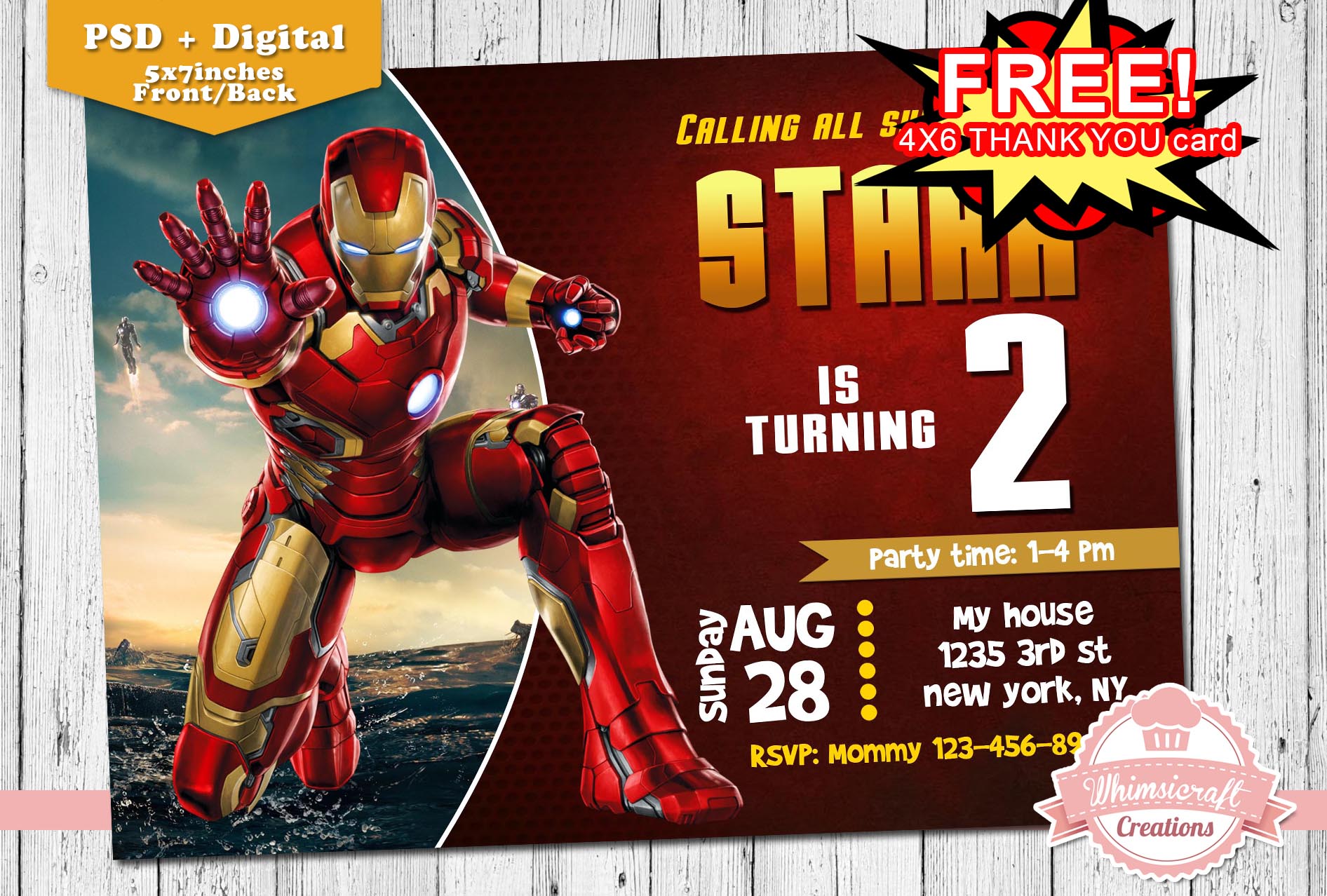 14 FREE IRON MAN BIRTHDAY INVITATIONS PRINTABLE PDF PRINTABLE DOCX 