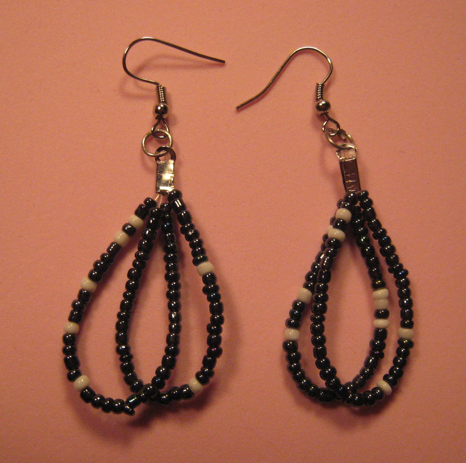 Seed Bead Loop Earrings on Storenvy