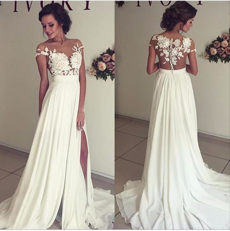 cute wedding dresses with sleeves