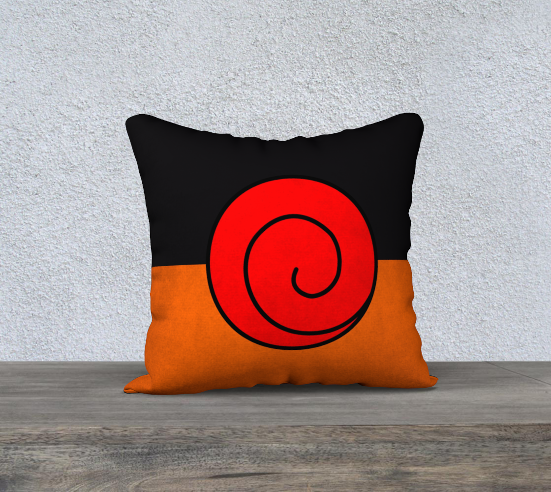 Uzumaki Throw Pillow Cases Naruto Uzumaki Pillow Case Printed On