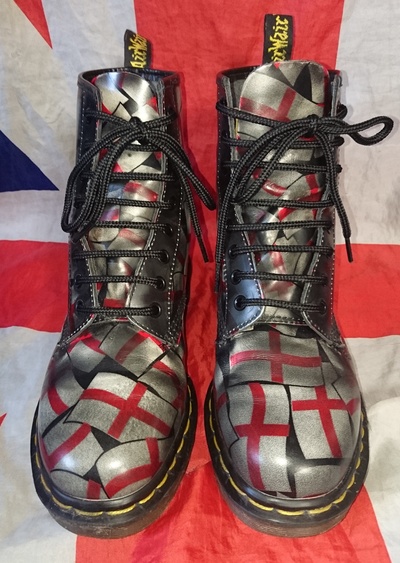 doc martens british flag boots