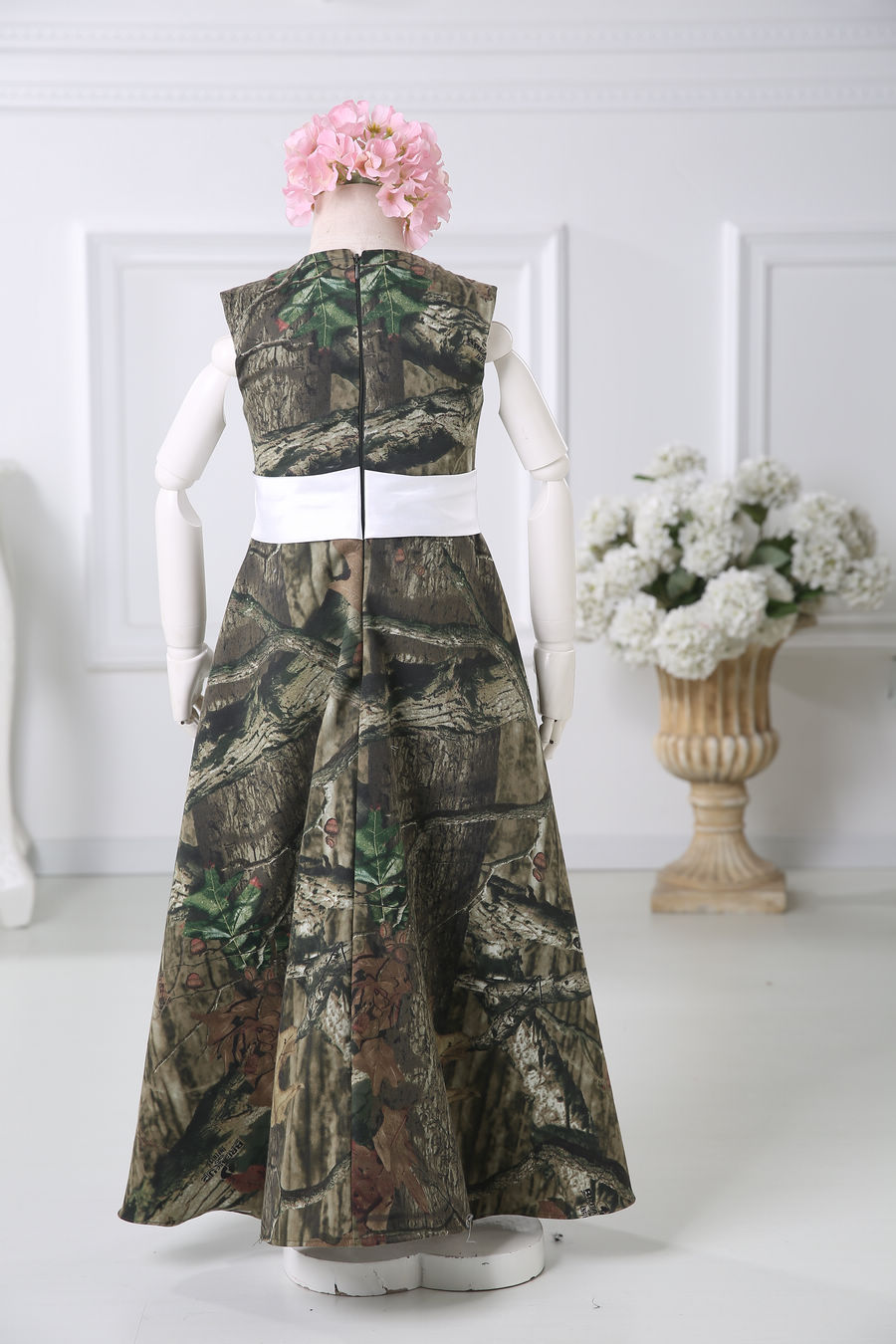 camo flower girl dresses