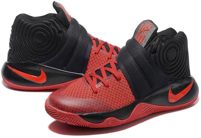 kyrie 2 red black