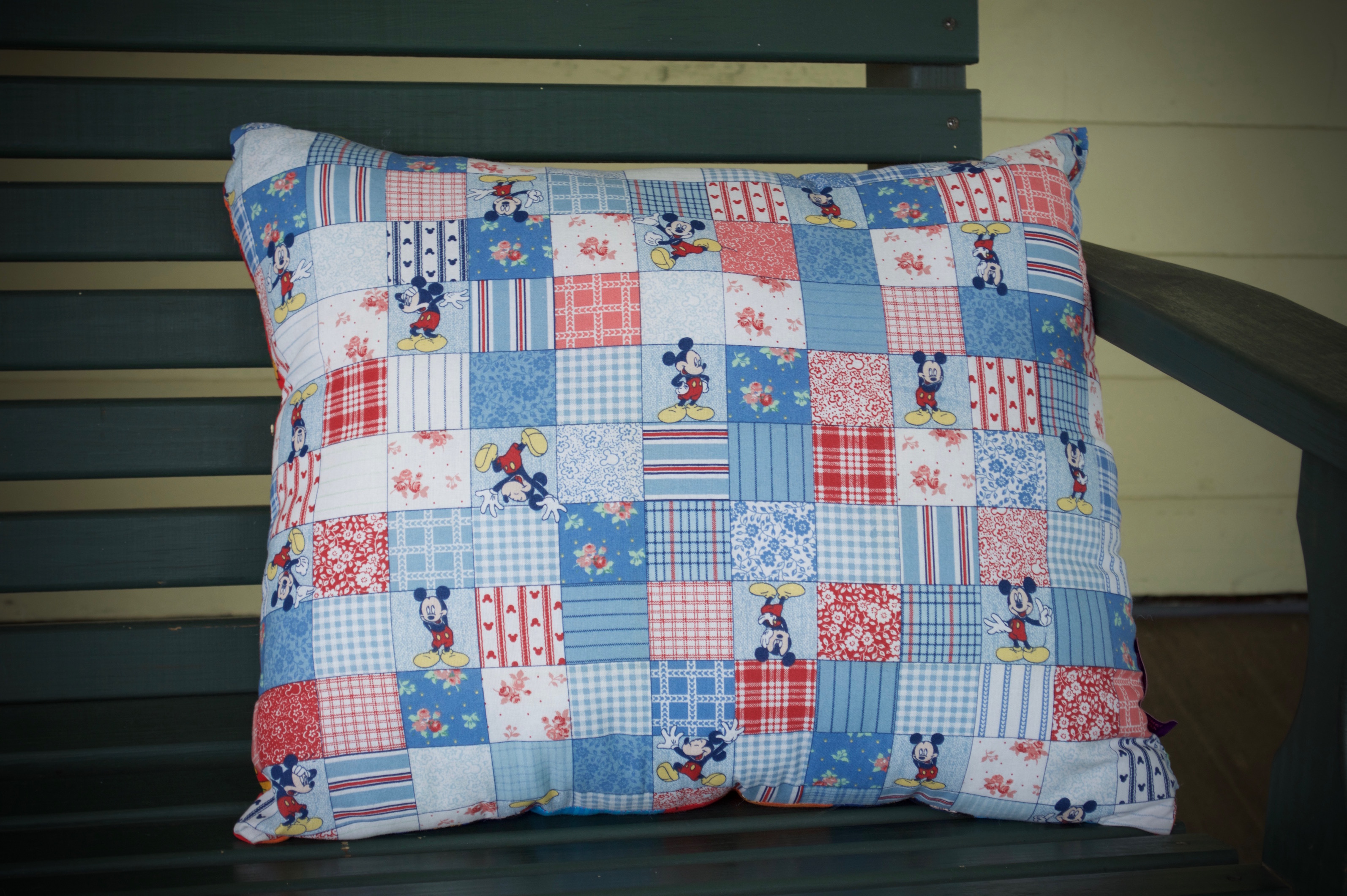 Mickey Mouse Inspired Throw Pillow Sold By Built From Ashes On