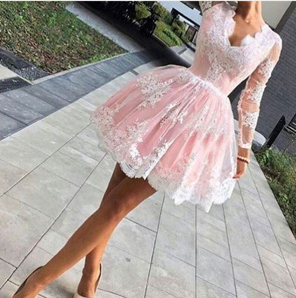 lace graduation dress