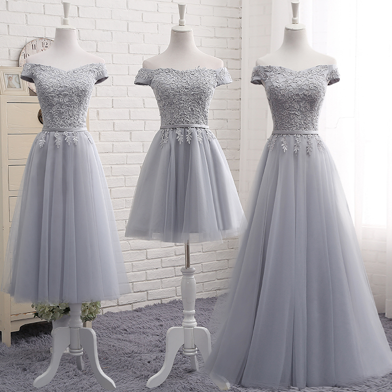 cute gray dresses