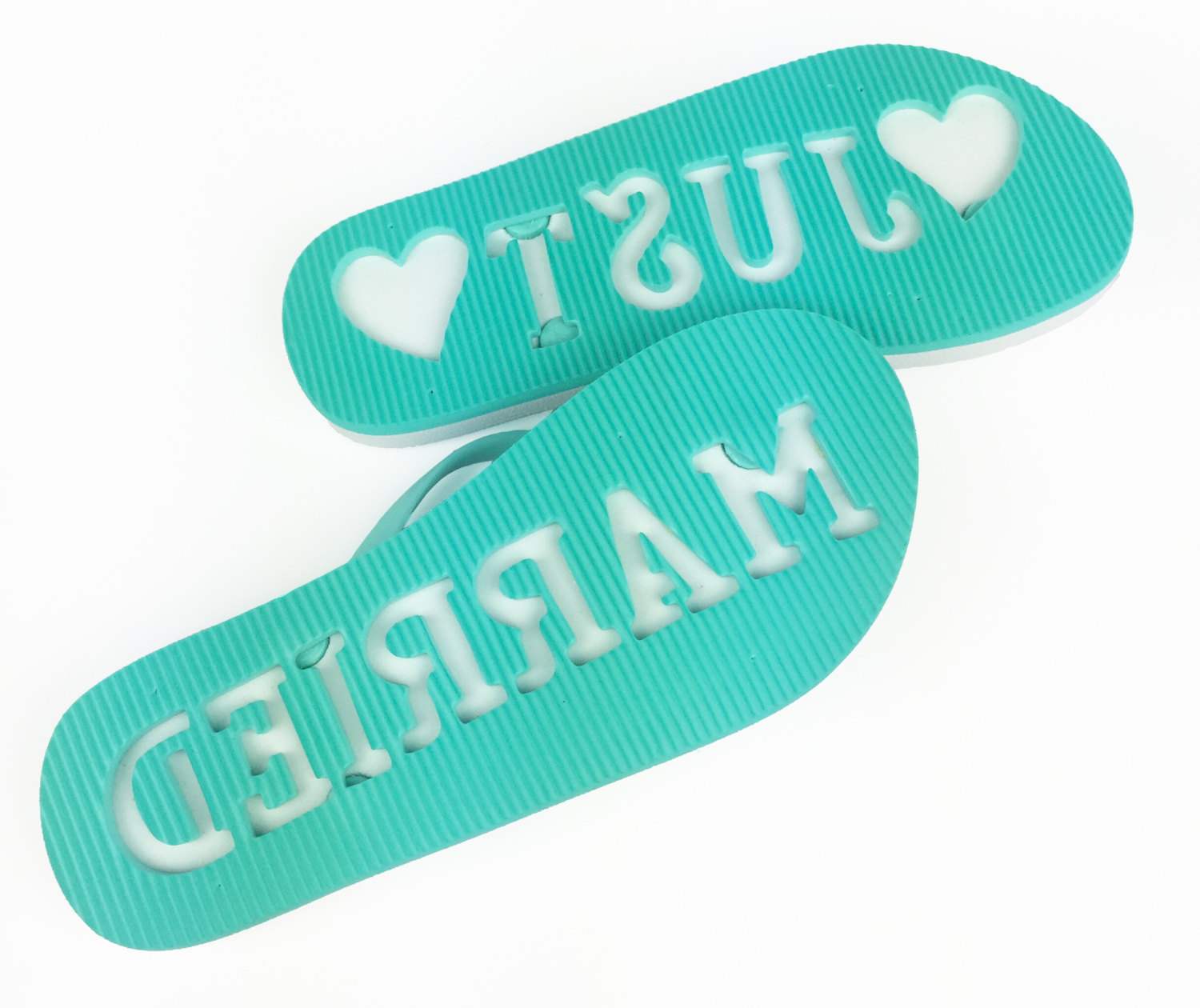 just married slippers