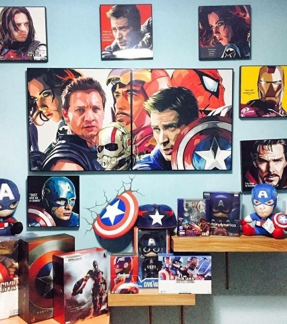 Punisher Marvel Dc Comics Decals Decor Print Wall Art Poster Pop