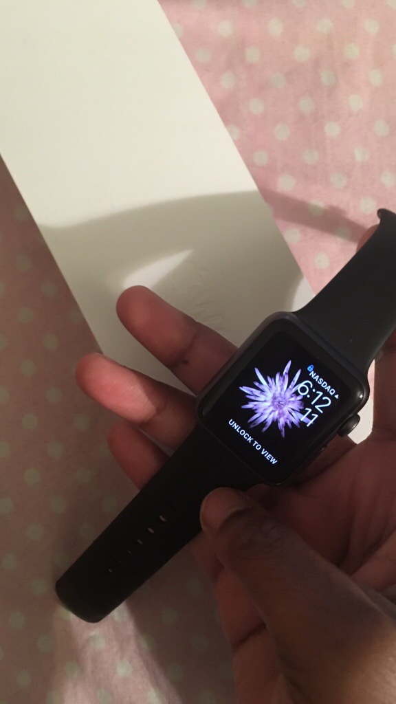 apple watch 38mm space gray