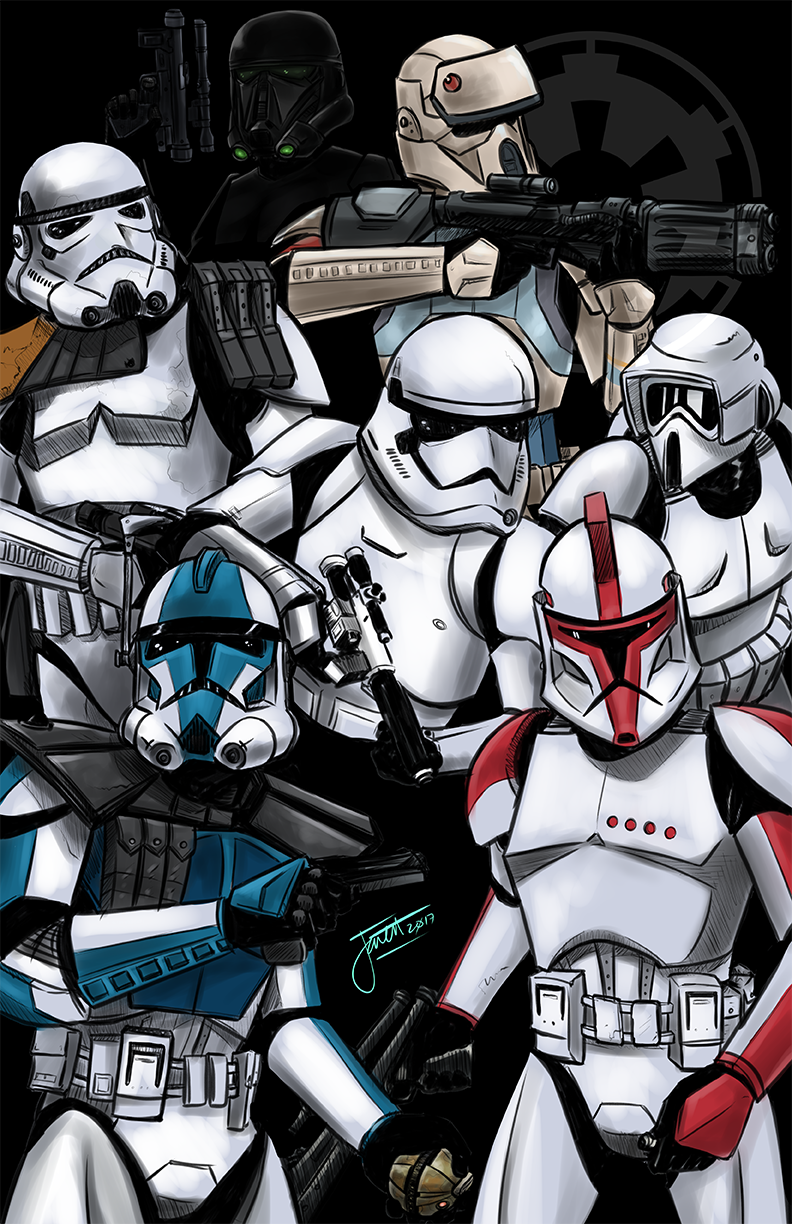 imperial clone troopers