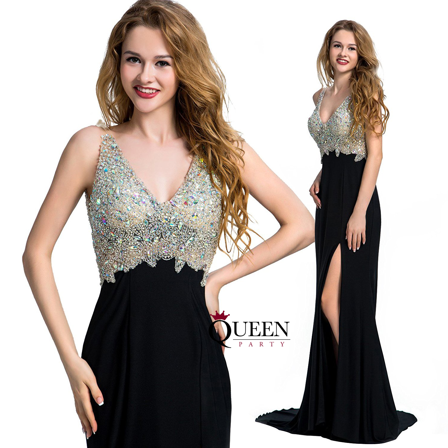 designer black cocktail dresses