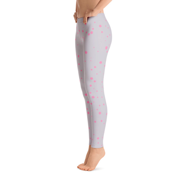 polka dot workout leggings