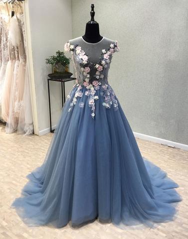 11 blue prom dress