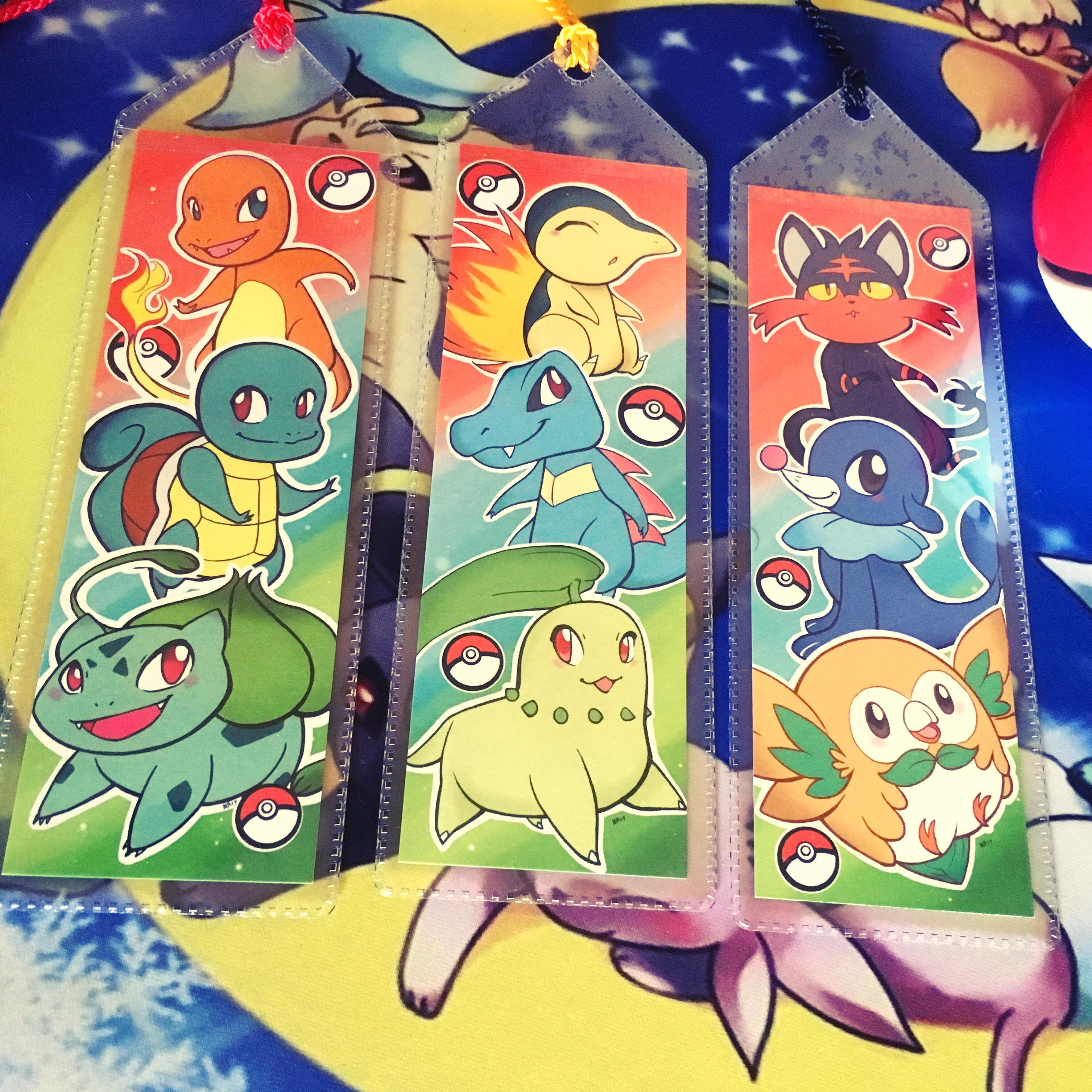 Kanto Starters Bookmark On Storenvy kanto-starters-bookmark-on-storenvy