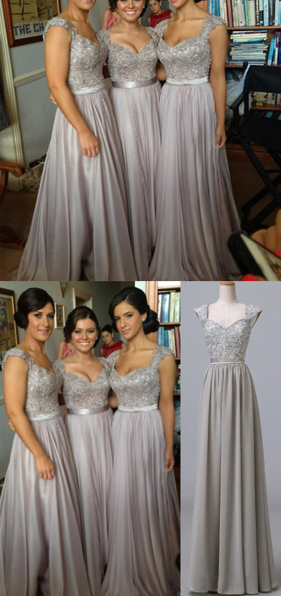 Beaded Bridesmaid Dress,Lace Prom Dress,Custom Made Evening Dress,17039 on Storenvy