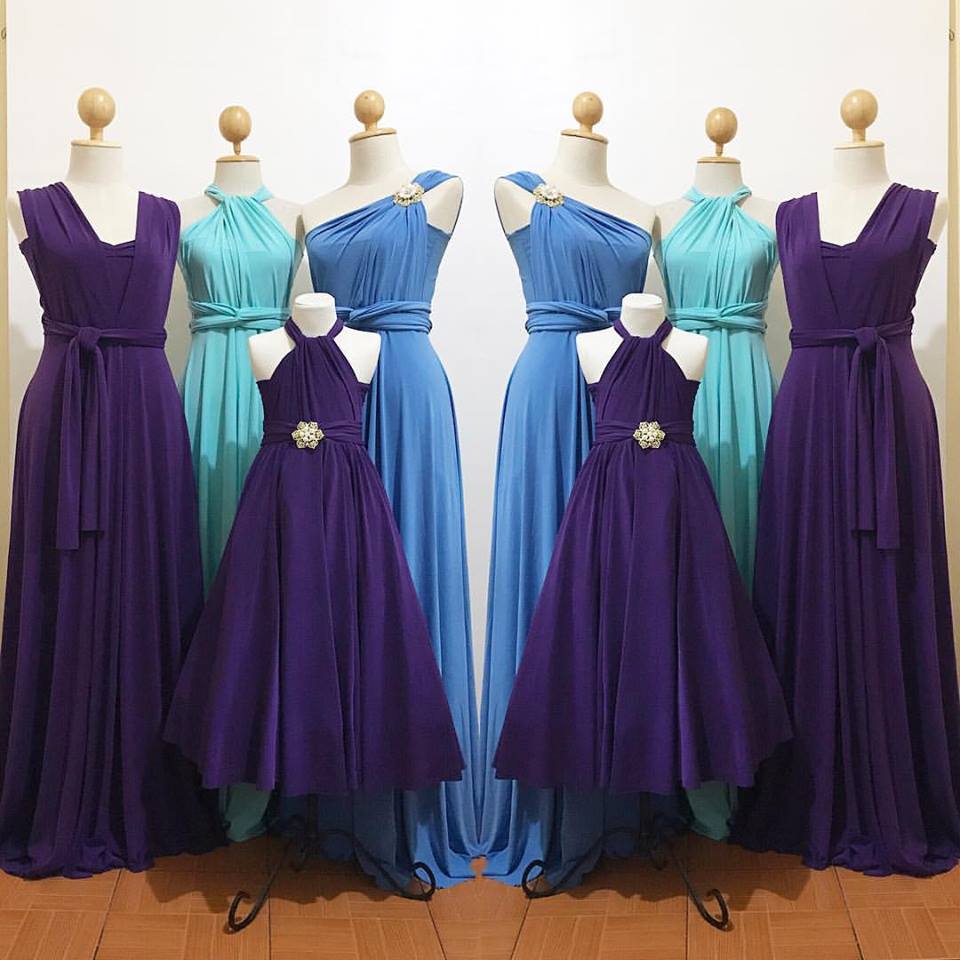 infinity dress for flower girl