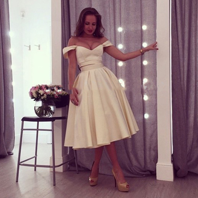 one shoulder two piece dress