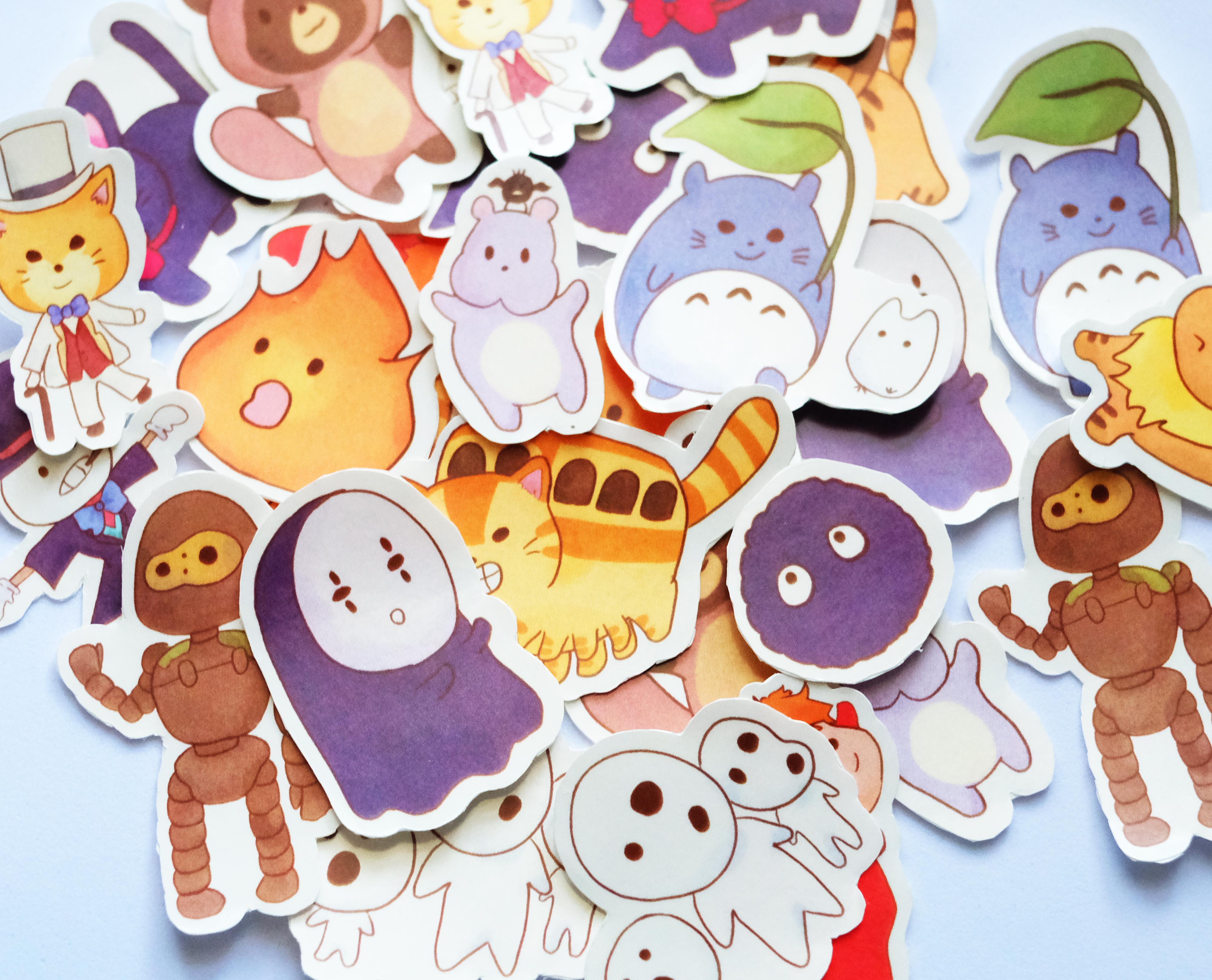 studio ghibli sticker pack on storenvy