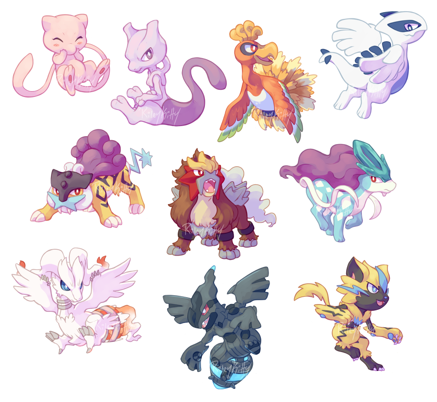 legendary pokemon vinyl stickers on storenvy