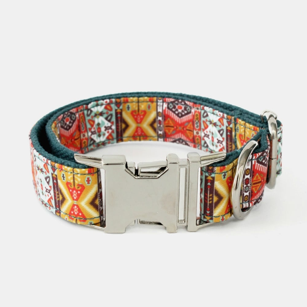 aztec dog collar and leash