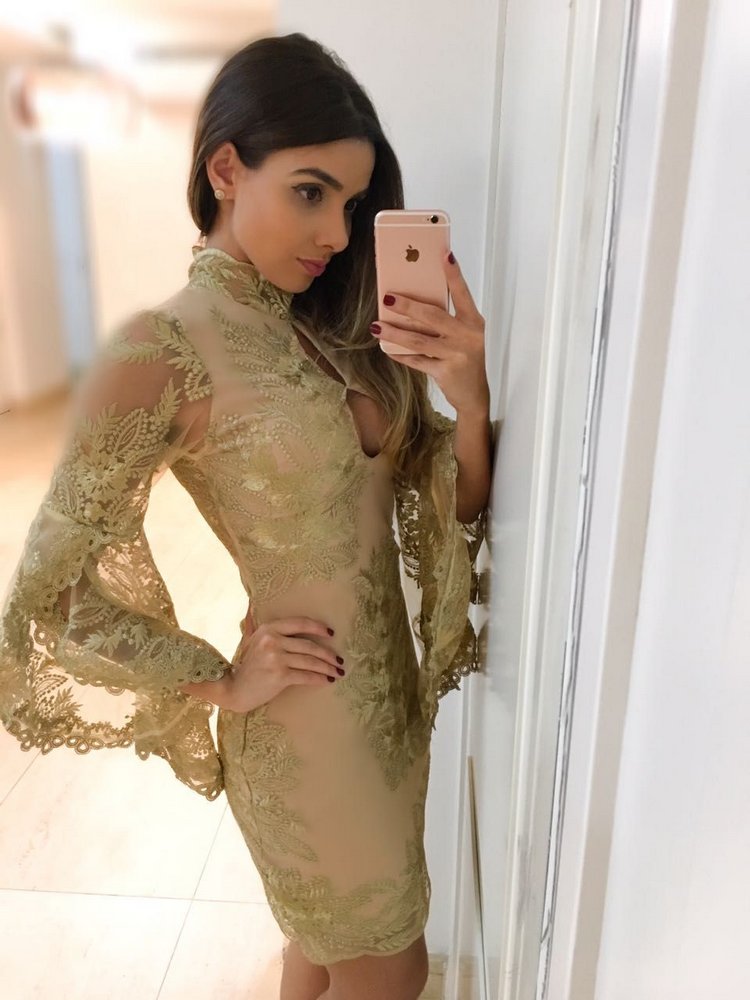 tight homecoming dresses long sleeve