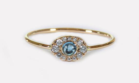 gemstone halo engagement rings