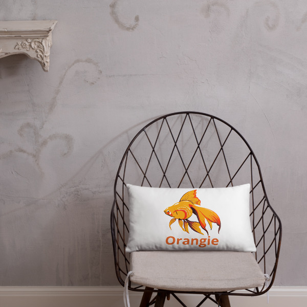 Periodic Table Of Element Gold Fish Orangie Pillow Funny Gold Fish Bestfriend Christmas Birthday Gift Sold By Space Home Store