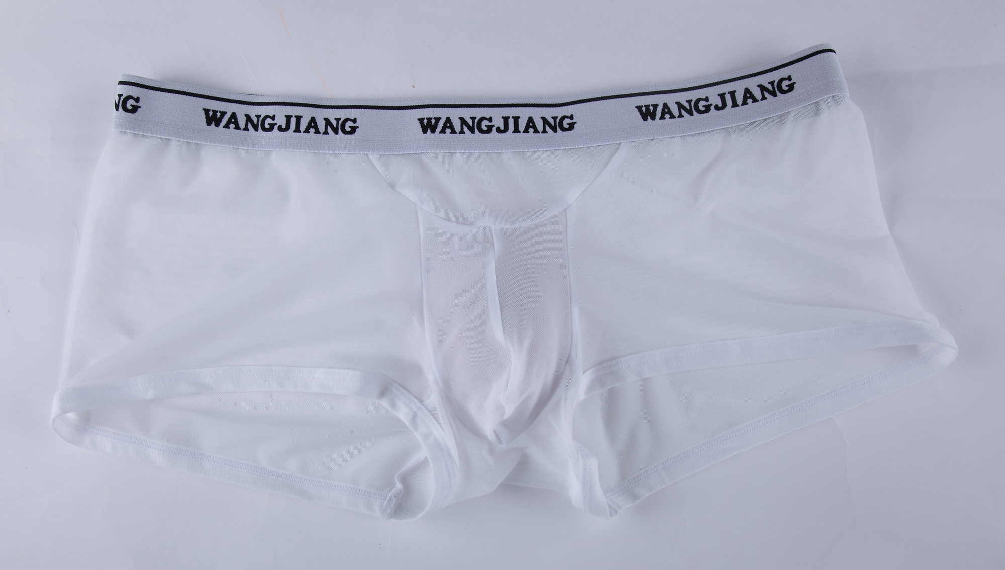 5001PJ White 3pcs/lot Sexy Men's underwear mesh transparent gauze see