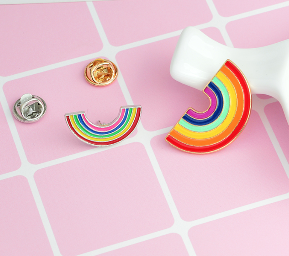 RAINBOW PINS (SET/2PCS) on Storenvy