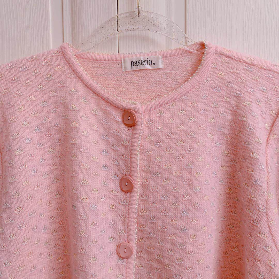 vintage pink sweater