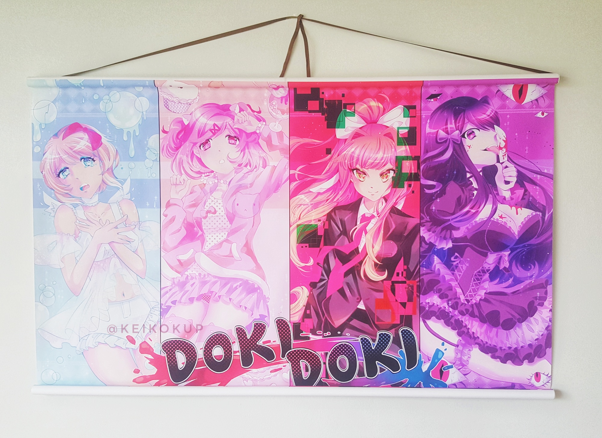 Oversize Anime Wall Scroll: DokiDoki on Storenvy