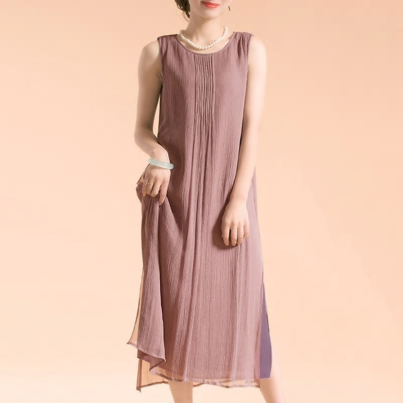 purple sundress women's