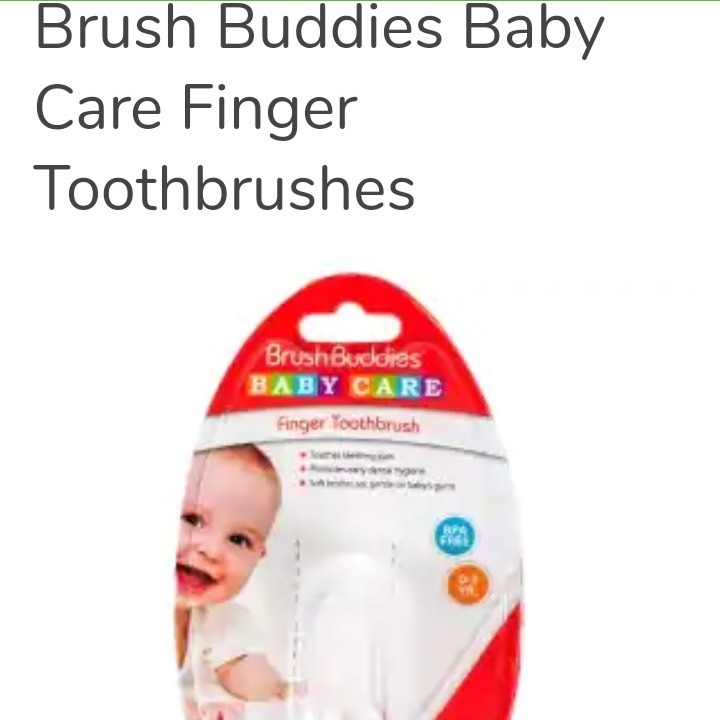 brush buddies baby care finger toothbrush