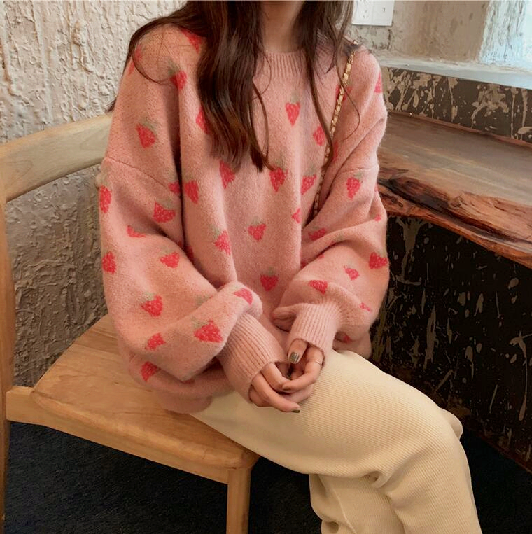 Sweet Strawberry Jumper Sweater on Storenvy