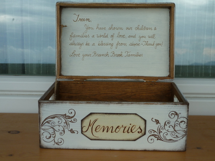 baby time capsule box