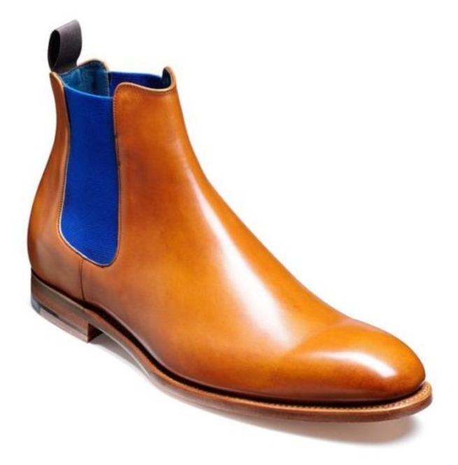 Handmade Men Tan Boots, Chelsea Boot For , Dress Formal Leather Boot on