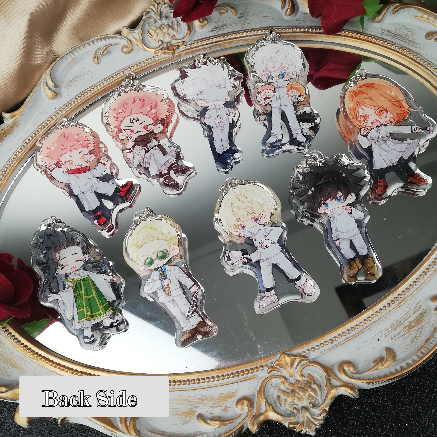 Jujutsu Kaisen Resin Keychain Charm Satoru Gojo \\ Yuji Itadori \\ Sukuna \\ Megumi Fushiguro
