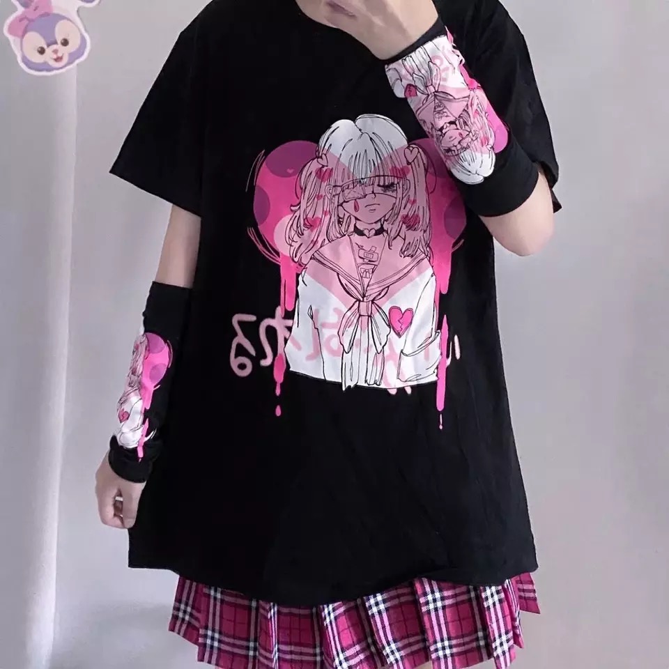 oversize anime shirt